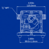 Carawater ISP10 (Drawing 2) CARAWATER ISP10 (INTELLIGENT SILENT PUMP) 10 L/pm