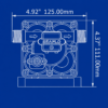 CARAWATER PUMP 11.3 L/pm