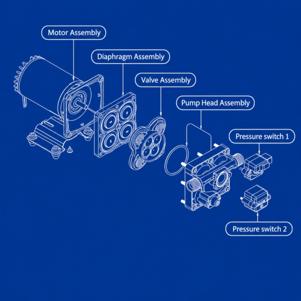 CARAWATER PUMP 11.3 L/pm