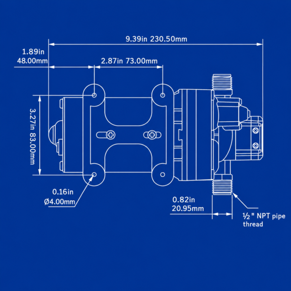 CARAWATER PUMP 15 L/pm
