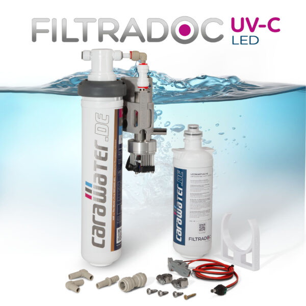 Protect+ L UV-C LED 15L complete CARAWATER FILTRADOC PROTECT+ UV-C LED 15L/pm + FILTRADOC L (Limescale Removal)