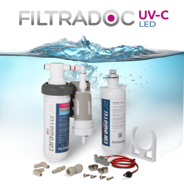 Protect+ M UV-C LED 8Lpm CARAWATER FILTRADOC PROTECT+ UV-C LED 8L/pm + FILTRADOC M