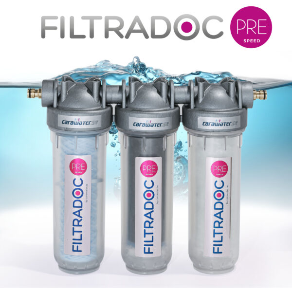 CARAWATER FILTRADOC PRE SPEED - TRIO V1 10“ (Sediment, Limescale Reduction and Ultrafiltration Membrane Filter)