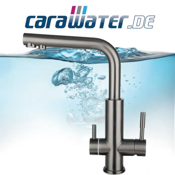 CARAWATER PROTECT+ POU - THREE-WAY FAUCET + INTERGRATED DRINKING WATER UV-C LED