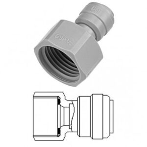 Female Adapter FAB DMfit - ADAPTER BSP(P) STRAIGHT (Tube to Female Thread) FAB